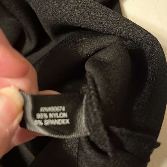 Boston Proper black cold shoulder top, sz xxs - Picture 8 of 8